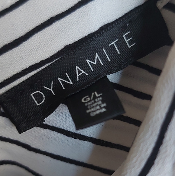 Dynamite long sleeve vertical stripe top - Picture 10 of 13
